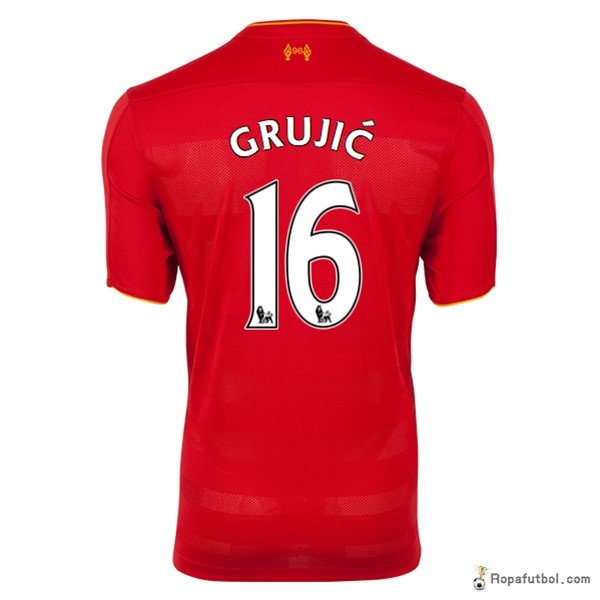 Camiseta Liverpool Replica Primera Ropa Grujic 2016/17 Rojo